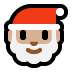 🎅🏼 Santa Claus: medium-light skin tone display on Windows